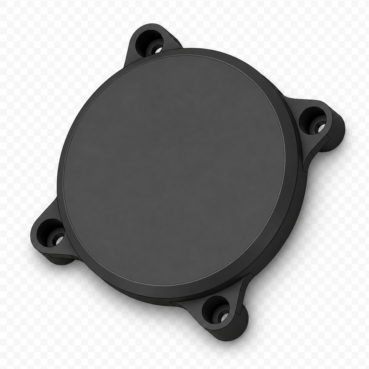 CAD render of a custom magnetic drill accessory concept